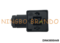 PG9 3P+E DIN43650A اتصال ولول شیر سولینوئید AC DC IP65 سیاه