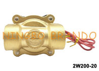 2/2 Way Brass Body G3 / 4 &quot;Thread Normal Close Solenoid Valve 2W200-20