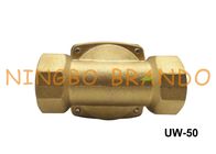 2 &quot;2W500-50 UW-50 Uni-D Type NBR دیافراگم برنجی برقی برقی برقی به طور معمول بسته AC110V DC24V