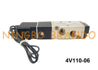 شیر 1/7 &quot;NPT 4V110-06 AIRTAC نوع پنوماتیک یکپارچه دریچه هوا 2 موقعیت 5 راه DC24V AC220V