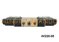 BSPT 1/4 &quot;4V220-08 AirTAC Type Pneumatic Solenoid Valve Double Control Control DC24V