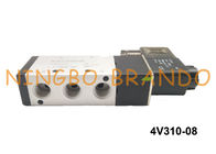 BSP 1/4 &quot;4V310-08 AirTAC Type Pneumatic Solenoid Valve 5/2 Way Single Solenoid DC12V DC24V