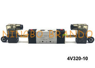 3/8 &quot;NPT 4V320-10 AirTAC Type Double Solenoid Valve 2 Position 5 Way DC12V DC24V AC110V AC220V