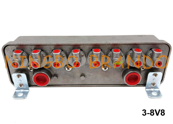 محفظه شیر برقی خلبان 3-8V8 نوع گوین 12VDC 24VDC 110VAC 220VAC