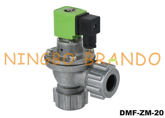 DMF-ZM-20 3/4 اینچ مهره پالس جت دریچه برای فیلتر کیسه ای 24 ولت 220 ولت