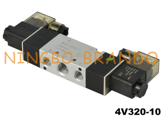 4V320-10 3/8 اینچ شیر برقی کنترل هوا پنوماتیک DC24V DC24V