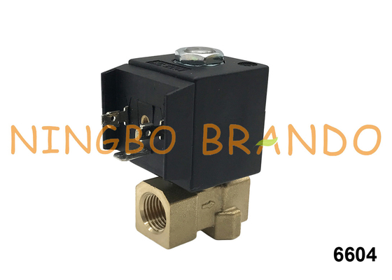 6604 6605 CEME نوع شیر برقی برنجی 1/4'' NPT 2/2 Way NC 24VDC 220VAC