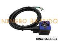 DIN43650A اتصال سیم پیچ شیر برقی کابلی قالبی IP67 ضد آب با LED