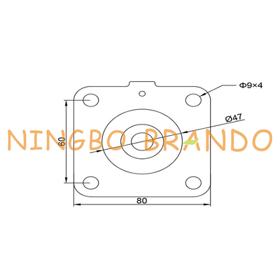 کیت دیافراگم K2500 K2501 K2502 برای شیر پالس گوین CA25T CA25DD