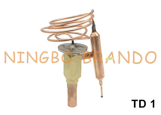 TD 1 بندر زاویه ای شیر گسترش ترموستاتیک نوع دانفوس R134a R22 R407C R404A