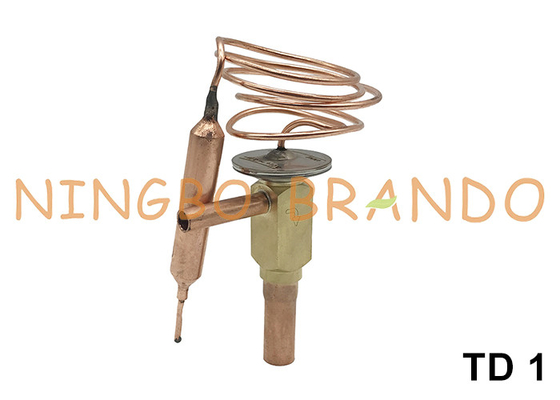 TD 1 بندر زاویه ای شیر گسترش ترموستاتیک نوع دانفوس R134a R22 R407C R404A