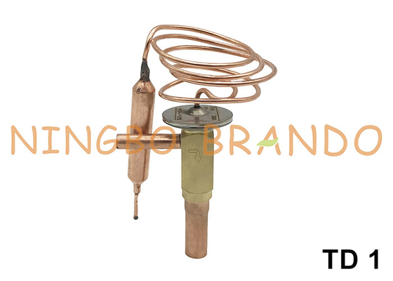 TD 1 بندر زاویه ای شیر گسترش ترموستاتیک نوع دانفوس R134a R22 R407C R404A