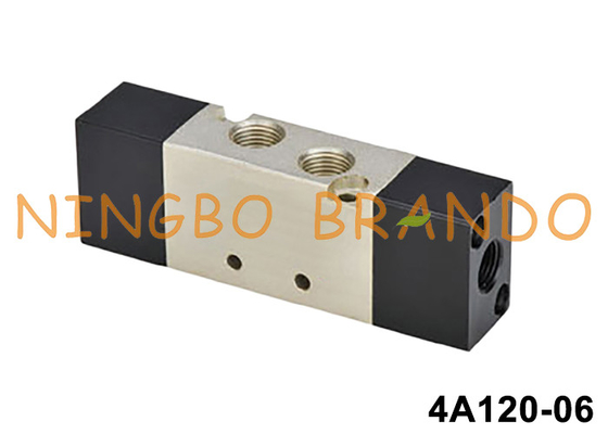 4A120-06 1/8'' پنوماتیک سمتی سولناید والپ 5/2 راه