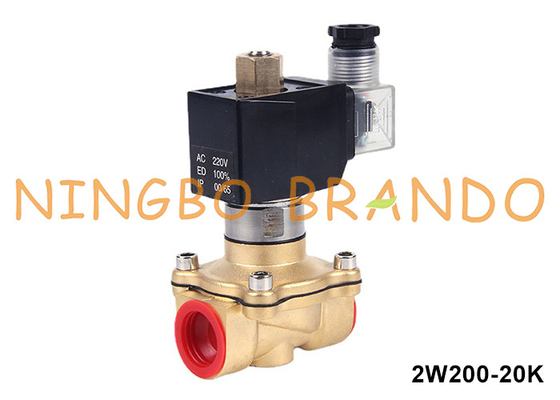 3/4''' 2 راه به طور معمول باز مسخر سولناید دریچه برای آب هوا گاز مایع 24V 220V