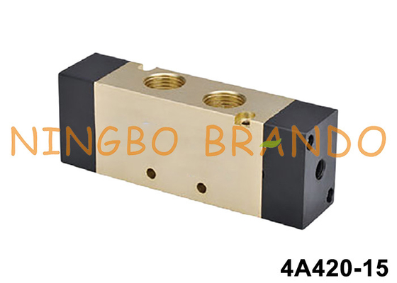 4A420-15 1/2' Double Air Pilot Valve کنترل پنوماتیک 5/2 راه