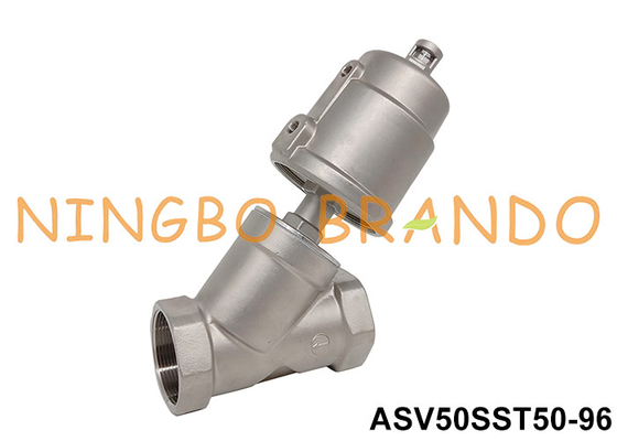 2'' DN50 2/2 راه Pneumatic زاویه دریچه صندلی پیستون کار