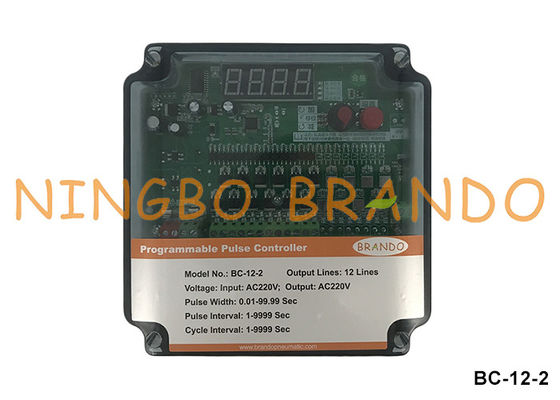 220VAC Input 220VAC Output 12 Lines Pulse Valve Timer Controller For Dust Collector