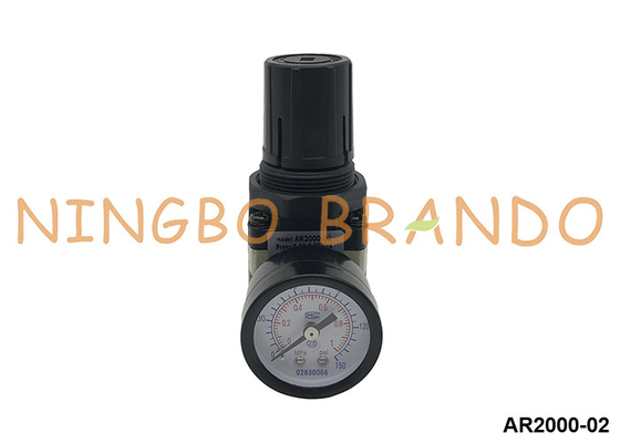 AR2000-02 SMC نوع تنظیم کننده فشار هوا پنوماتیک با گج 1/4'' 10 bar
