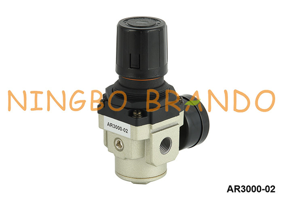 AR3000-02 SMC نوع تنظیم کننده فشار هوا پنوماتیک با گج 1/4'' 1 MPa