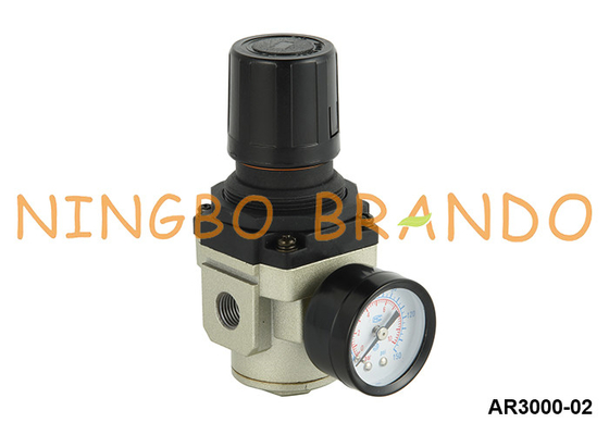 AR3000-02 SMC نوع تنظیم کننده فشار هوا پنوماتیک با گج 1/4'' 1 MPa