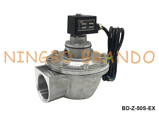2'' ضد انفجار ولول الکتروژن پالس جت برای جمع آوری گرد و غبار 220V 110V 24V