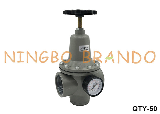 QTY-50 2'' 1 MPa تنظیم کننده هوا پنوماتیک فشار کاهش دهنده شیر با گج