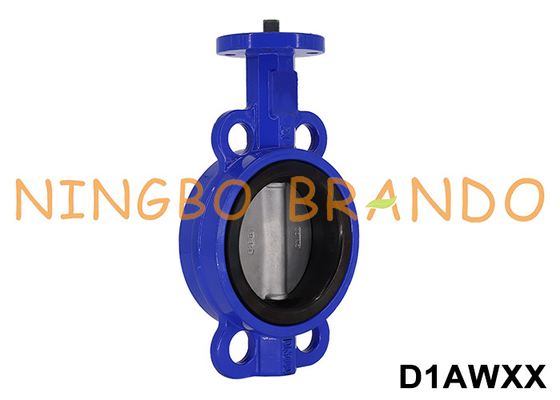 از DN25 تا DN1200، نوع Wafer بدون سر Butterfly Valve از فولاد کربن