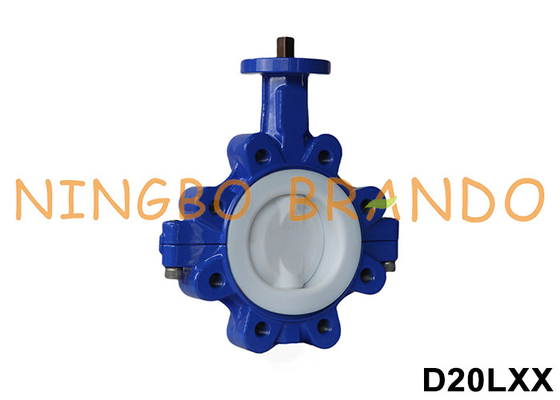 DN40 تا DN600 دریچه پروانه ای بدون سر با پوشش PTFE