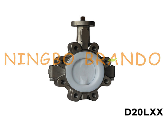 DN40 تا DN600 دریچه پروانه ای بدون سر با پوشش PTFE