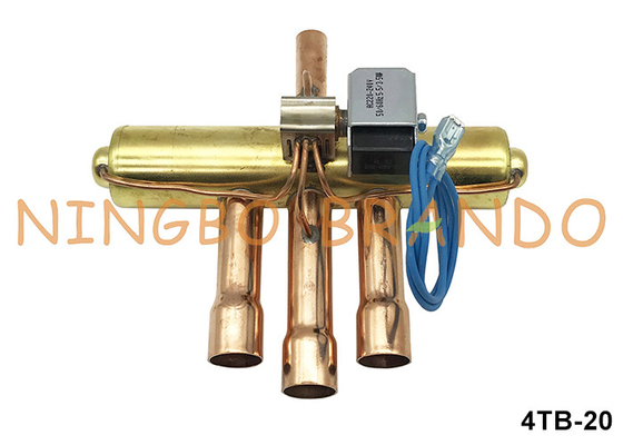 دریچه برگشت چهار طرفه برای پمپ گرما کولر تهویه مطبوع 220V 110V 24V
