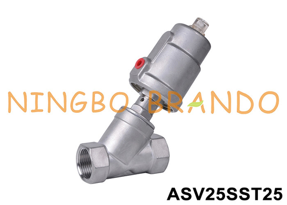 1'' گره دار DN25 فولاد ضد زنگ نوع Y زاویه دریچه صندلی PN16
