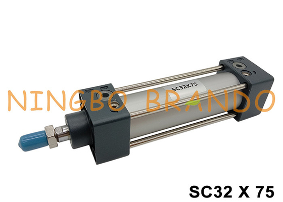 سیریز SC سیلندری هواپیمایی دوگانه 32 میلی متر سوراخ 75 میلی متر ضربه