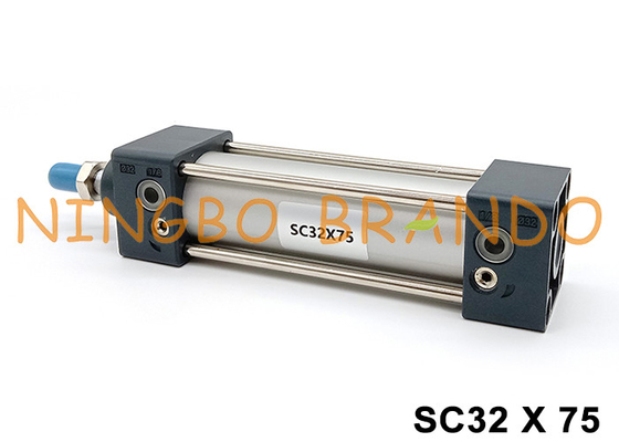 سیریز SC سیلندری هواپیمایی دوگانه 32 میلی متر سوراخ 75 میلی متر ضربه
