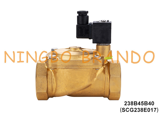 SCG238E017 1.5'' ASCO Type Brass Water Solenoid Valve 220V 110V AC 24V DC از نوع برنج