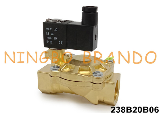 ASCO نوع 238 سری 3/4'' شیر سولناید با بدن مس 24V 110V 220V