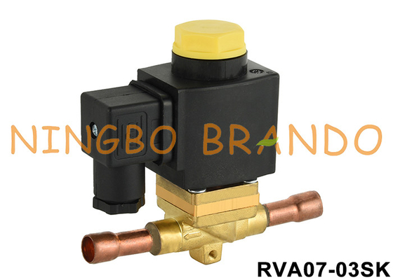 2 راه 3/8' 'پودر به طور معمول باز یخچال شیر سولینوئید 12V 24V 110V 220V