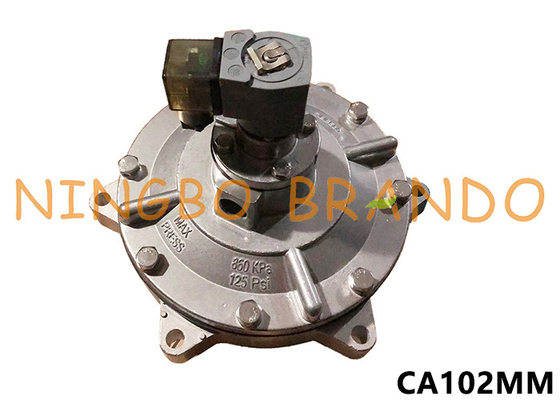 CA102MM 4'' کامل غوطه ور شدن نبض دریچه جت برای فیلتر کیسه 24V DC 220V AC