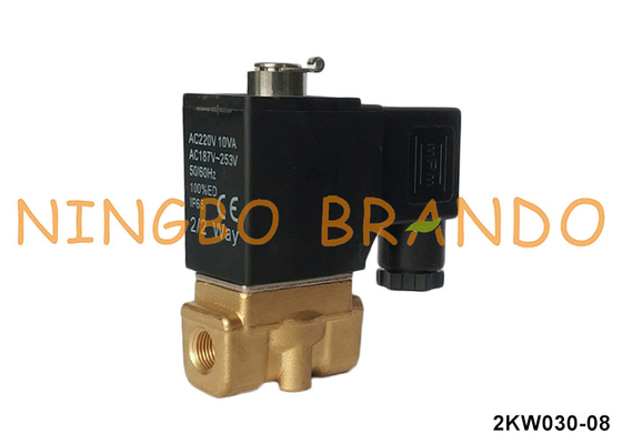 2KW030-08 Airtac نوع به طور معمول باز است مسولنوید شیر 220V 110V 24V 1/4'