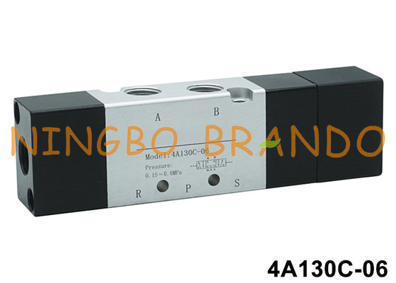 Airtac Type 4A130C-06 1/8'' پنوماتیک Air Pilot Valve 5/3 راه