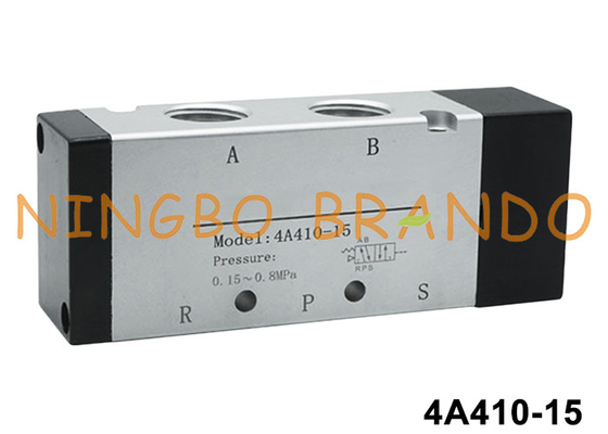 4A410-15 Airtac Type 1/2'' Pneumatic Air Valve 5 Port 2 موقعیت