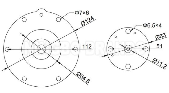 کیت دیافراگم K4502 K4503 برای شیر پالس جت 1.5 اینچی Goyen CA45T CA45DD