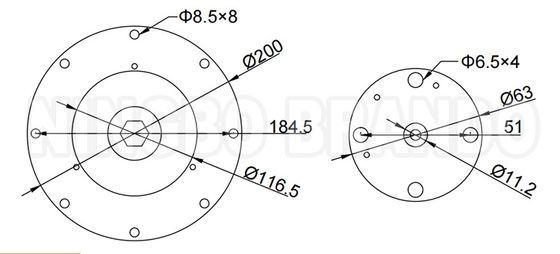 K10200 K10201 کیت دیافراگم برای گویین 4'' CA102MM RCA102MM دریچه پالس