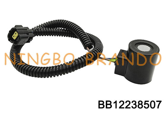 12VDC 12W قطعه بیل مکانیکی کویل سلونوئید هیدرولیک DH55-5 DH55-7 DH60-5 DH60-7
