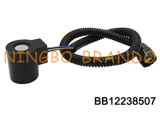 12VDC 12W قطعه بیل مکانیکی کویل سلونوئید هیدرولیک DH55-5 DH55-7 DH60-5 DH60-7