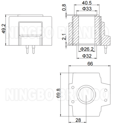 سیم پیچ سولناید برای دریچه سولناید هیدرولیک سری Yuken DSG-03 AC110V AC220V