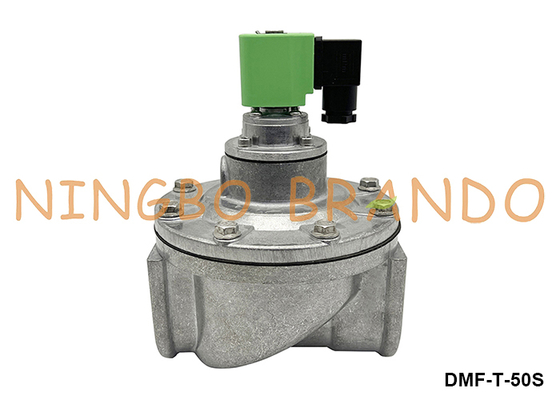 2 "DMF-T-50S BFEC Straight Through Pulse Jet Valve برای گرد و غبار