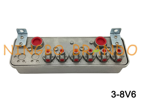 محفظه شیر برقی پایلوت از نوع 3-8V6 Goyen، مدل 3-8V6000-330، 3-8V6000-336، 12 ولت، 24 ولت، 110 ولت، 220 ولت