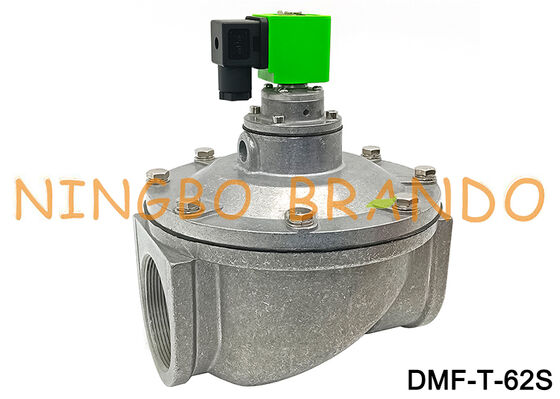 شیرهای دیافراگمی DMF-T-62S 2.5 اینچ BFEC آلومینیومی پالس جت برای جمع کننده گرد و غبار