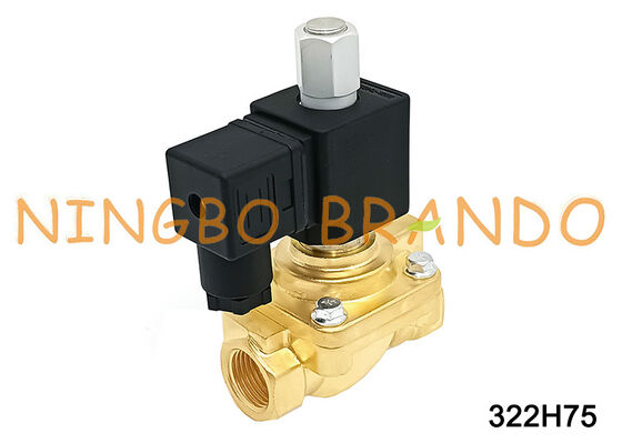 پارکر نوع 322H75 1/2 اینچ شیر برقی معمولی باز 40 بار 24 ولت 110 ولت 220 ولت