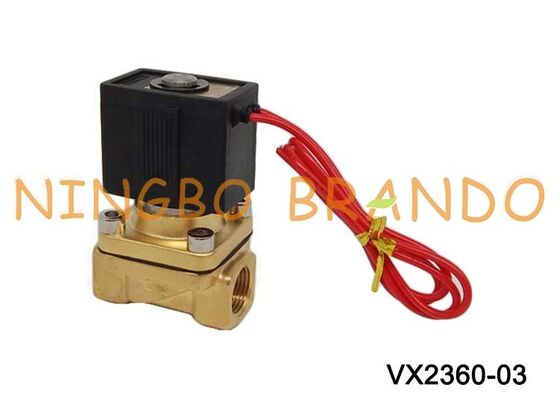 شیر برقی برنجی 3/8 اینچی SMC Type VX2360-03 AC220V AC110V DC24V
